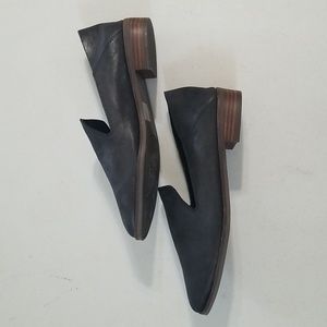 LUCKY BRAND LEATHER SLIPS ON LOAFERS SIZE 8.5 M